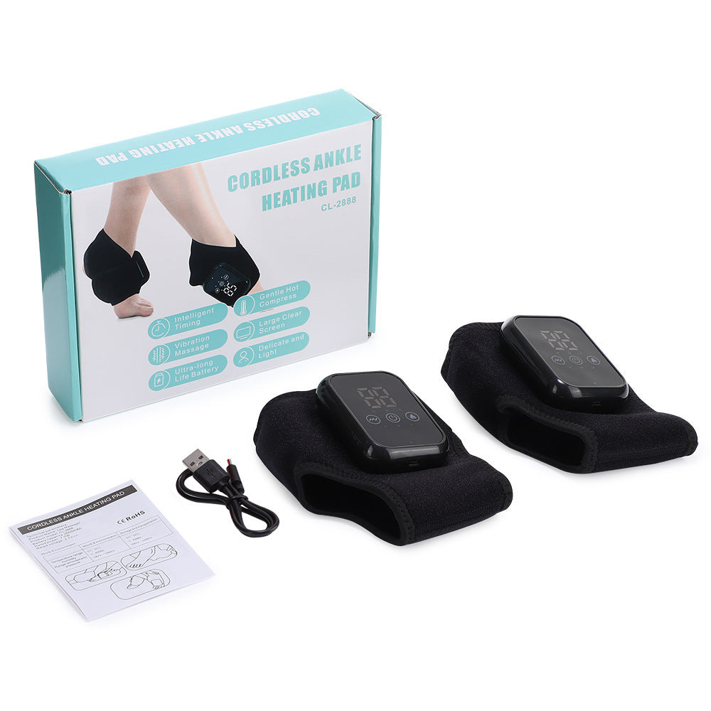 Foot massager with vibration therapy